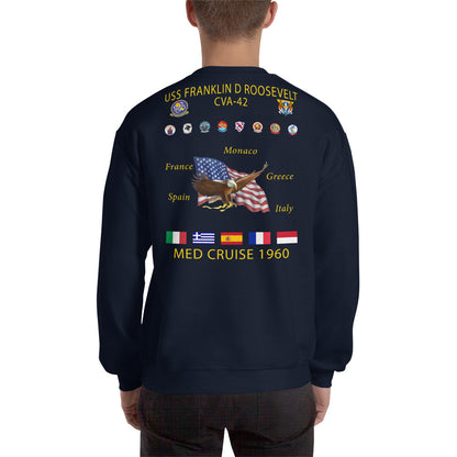 USS Franklin D. Roosevelt (CVA-42) 1960 Cruise Sweatshirt