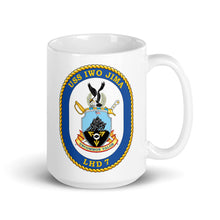 Load image into Gallery viewer, USS Iwo Jima (LHD-7) Ship&#39;s Crest Mug
