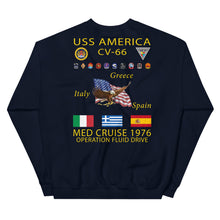 Load image into Gallery viewer, USS America (CV-66) 1976 Cruise Sweatshirt