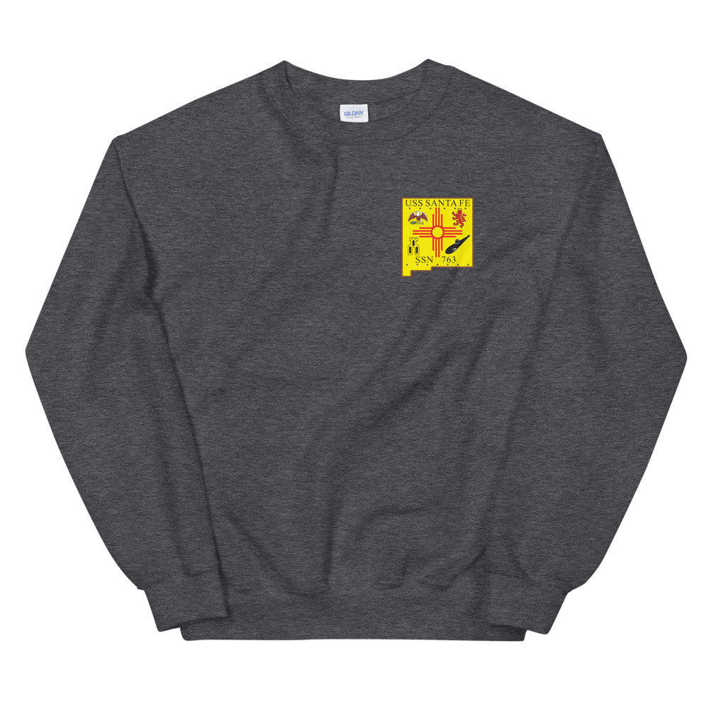 USS Santa Fe (SSN-763) Ship's Crest Sweatshirt