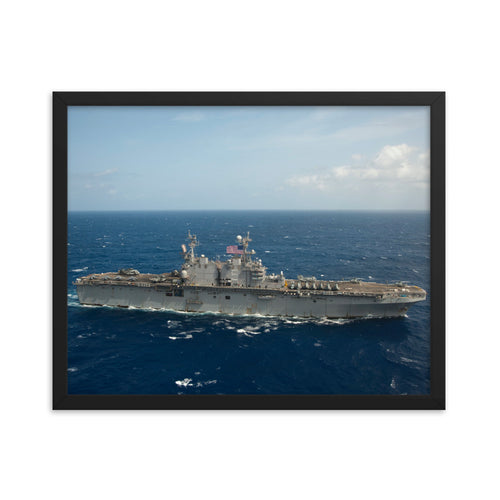 USS Peleliu (LHA-5) Framed Ship Photo