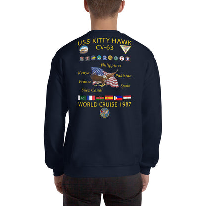 USS Kitty Hawk (CV-63) 1987 Cruise Sweatshirt
