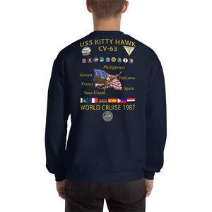 USS Kitty Hawk (CV-63) 1987 Cruise Sweatshirt