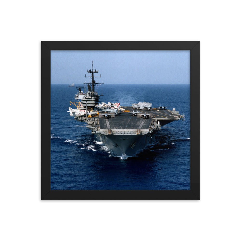 USS Saratoga (CV-60) Framed Ship Photo