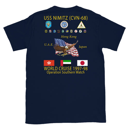 USS Nimitz (CVN-68) 1997-98 Cruise Shirt