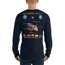 Load image into Gallery viewer, USS Mars (AFS-1) 1985 Long Sleeve Cruise Shirt