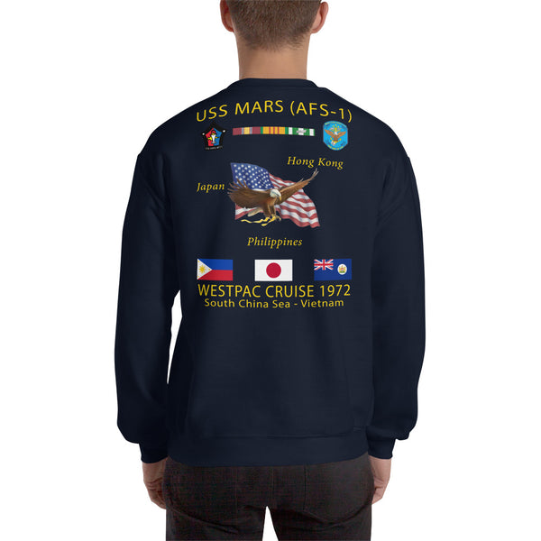 USS Mars (AFS-1) 1972 Cruise Sweatshirt