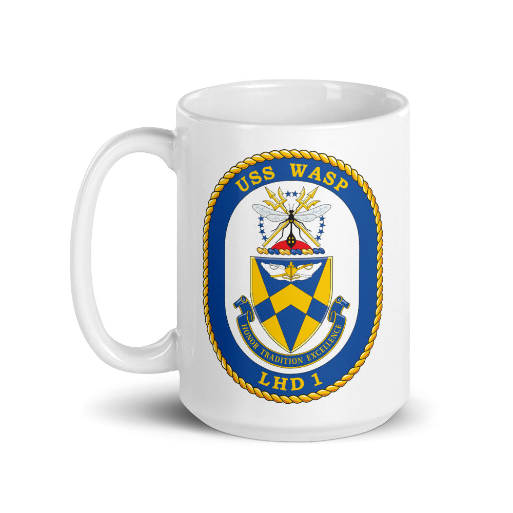USS Wasp (LHD-1) Ship's Crest Mug