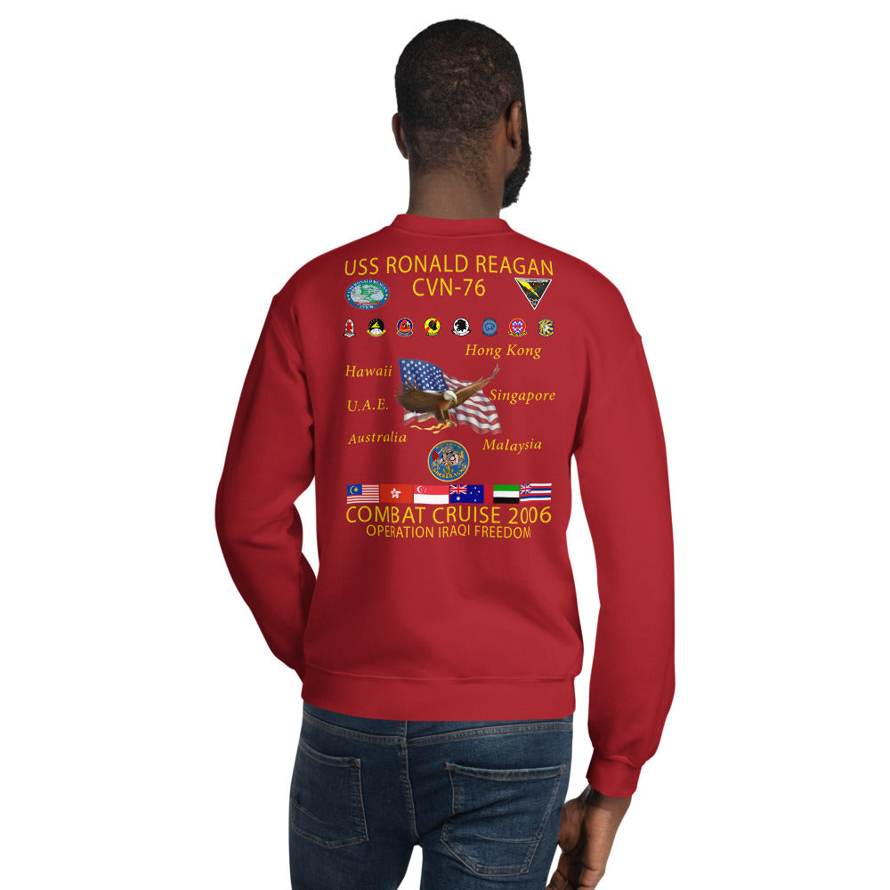 USS Ronald Reagan (CVN-76) 2006 Cruise Sweatshirt