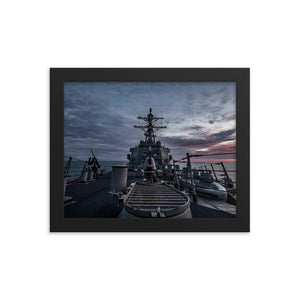 USS Carney (DDG-64) Framed Ship Photo