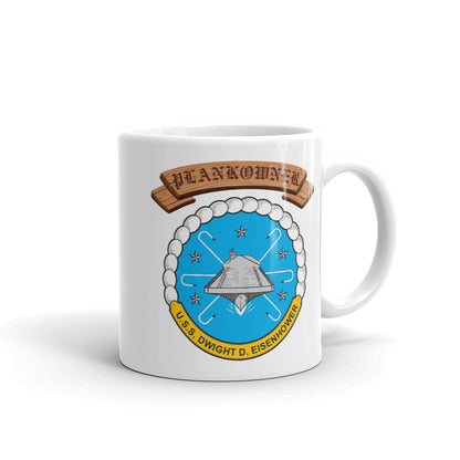 USS Dwight D. Eisenhower (CVN-69) Plankowner Crest Mug