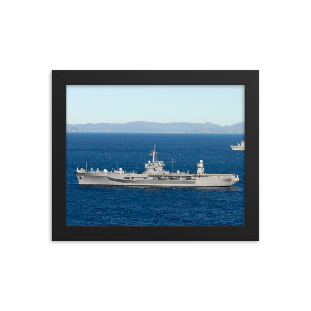 USS Blue Ridge (LCC-19) Framed Ship Photo