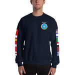 IKE CUSTOM w/FLAGS - E HUGHES - Sweatshirt