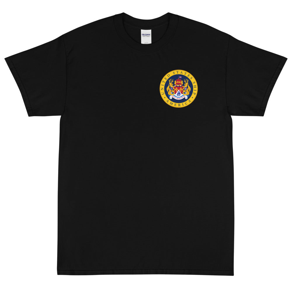 USS America (CV-66) 1981 Cruise Shirt - SIZES 4XL-5XL ONLY