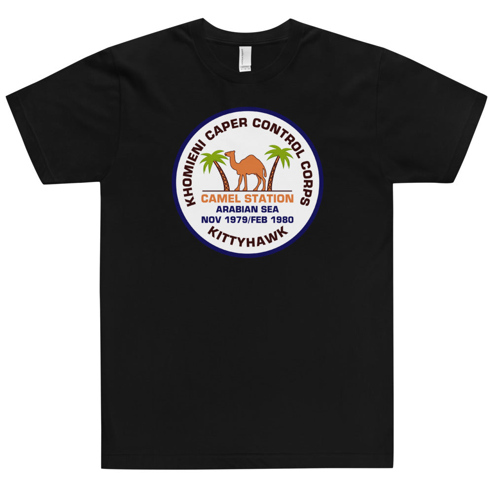 USS Kitty Hawk (CV-63) Khomieni Caper Control Corps '79-'80 T-Shirt