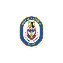 Load image into Gallery viewer, USS Valley Forge (CG-50) Ship&#39;s Crest Vinyl Sticker