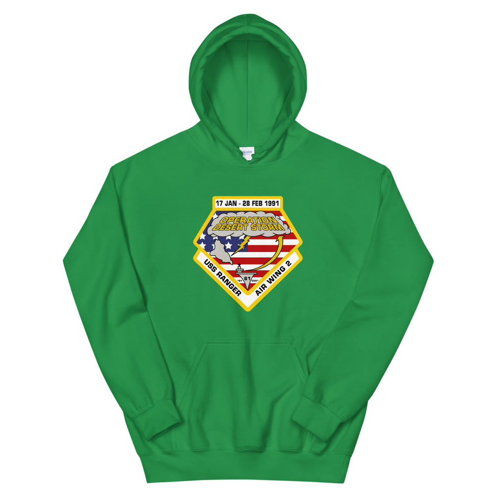 USS Ranger (CV-61) Operation Desert Storm Hoodie