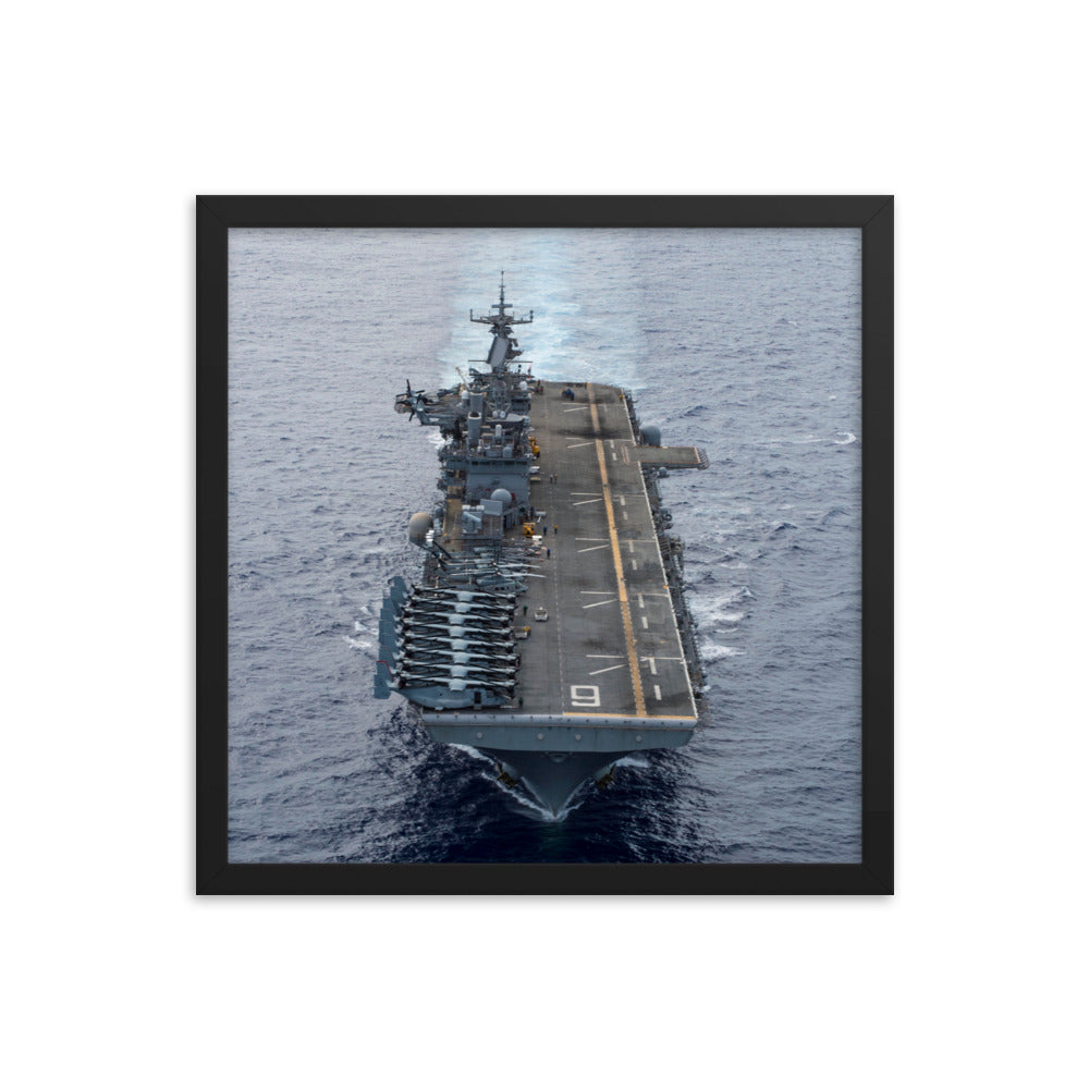 USS Bonhomme Richard (LHD-6) Framed Ship Photo