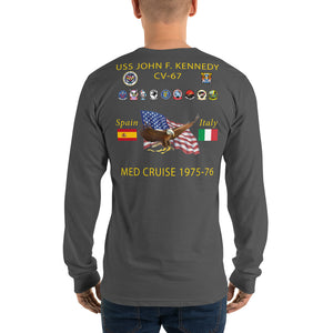 USS John F. Kennedy (CV-67) 1975-76 Long Sleeve Cruise Shirt