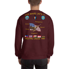 Load image into Gallery viewer, USS Mars (AFS-1) 1985 Cruise Sweatshirt