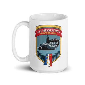 USS Mississippi (SSN-782) Ship's Crest Mug
