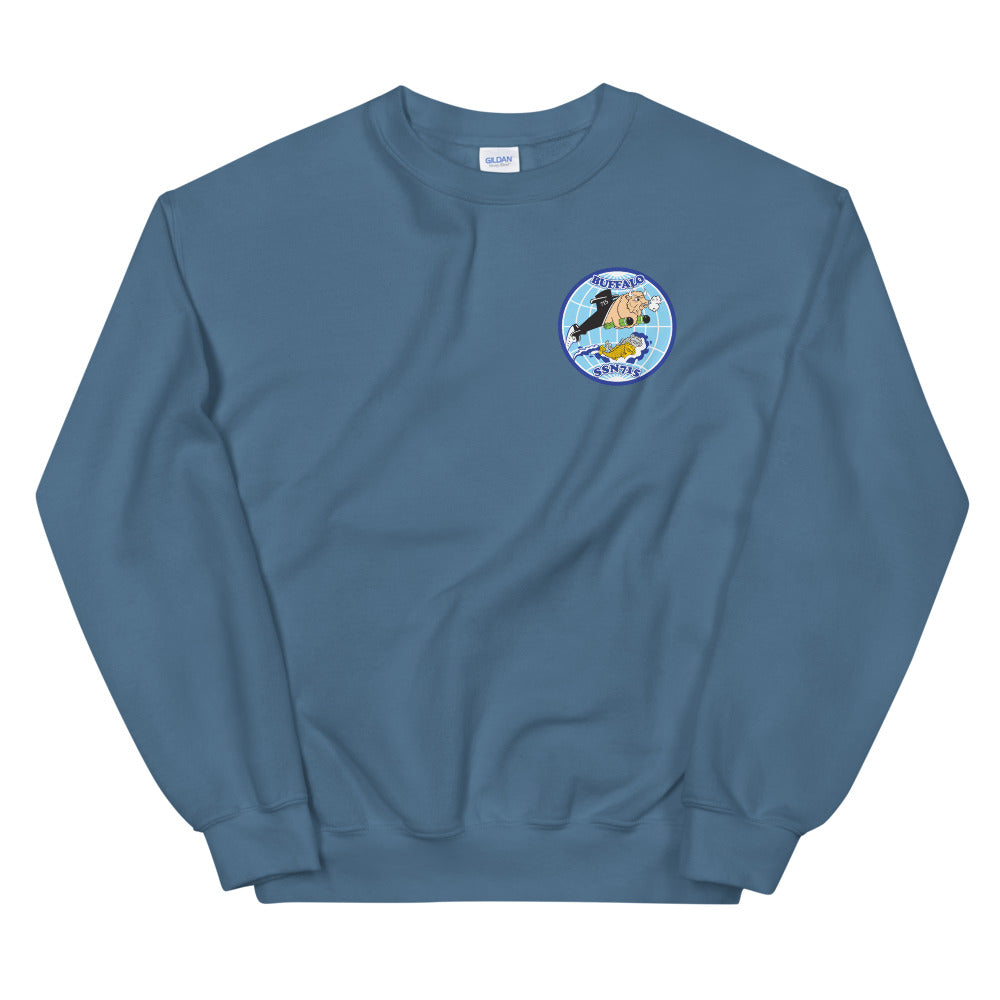 USS Buffalo (SSN-715) Ship's Crest Sweatshirt