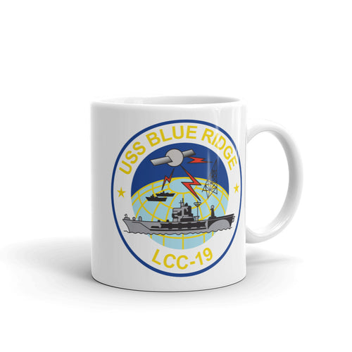 USS Blue Ridge (LCC-19) Ship's Crest Mug