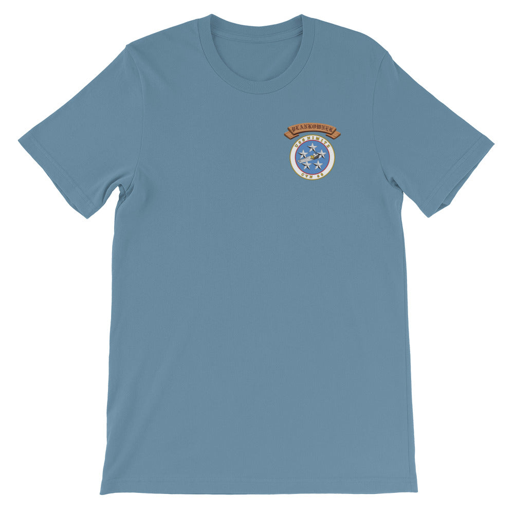 USS Nimitz (CVN-68) Plankowner Crest Shirt