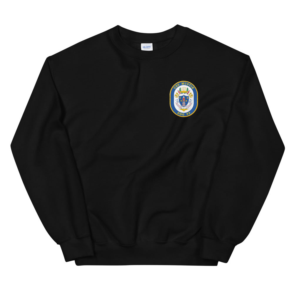 USS Mustin (DDG-89) Ship's Crest Sweatshirt