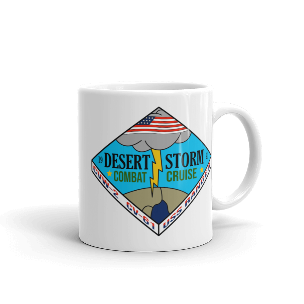 USS Ranger (CV-61) Desert Storm Combat Cruise Mug