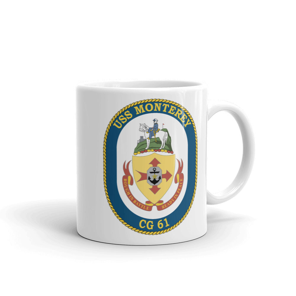 USS Monterey (CG-61) Ship's Crest Mug