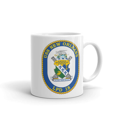 USS New Orleans (LPD-18) Ship's Crest Mug