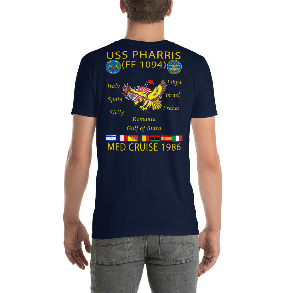 USS Pharris (FF-1094) 1986 Cruise Shirt