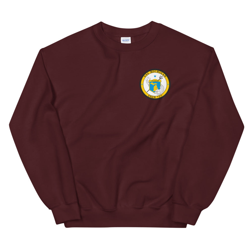 USS Michigan (SSGN-727) Ship's Crest Sweatshirt