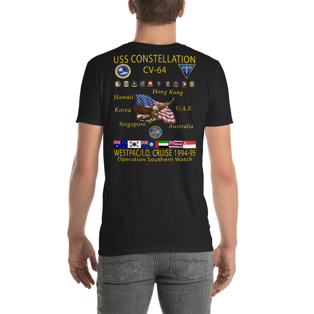 USS Constellation (CV-64) 1994-95 Cruise Shirt