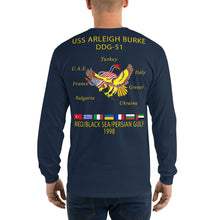 Load image into Gallery viewer, USS Arleigh Burke (DDG-51) 1998 Long Sleeve Cruise Shirt