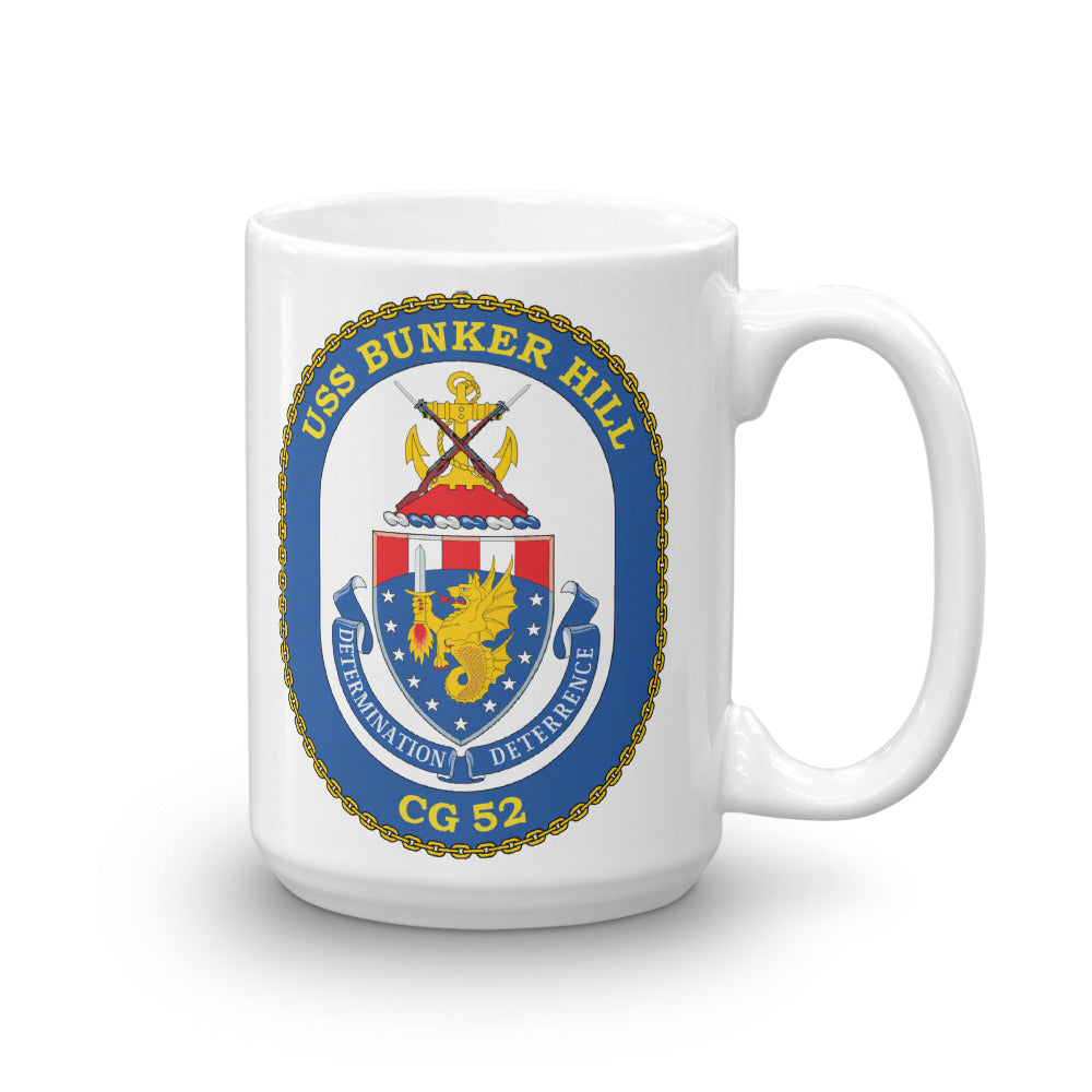 USS Bunker Hill (CG-52) Ship's Crest Mug