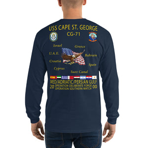 USS Cape St George (CG-71) 2000 Long Sleeve Cruise Shirt