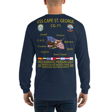 Load image into Gallery viewer, USS Cape St George (CG-71) 2000 Long Sleeve Cruise Shirt