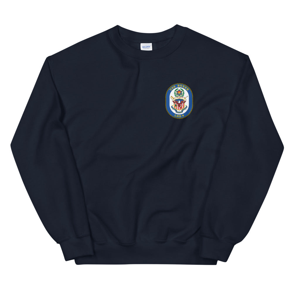 USS Boxer (LHD-4) Ship's Crest Sweatshirt