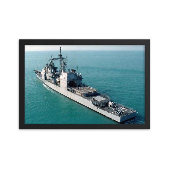 USS Bunker Hill (CG-52) Framed Ship Photo