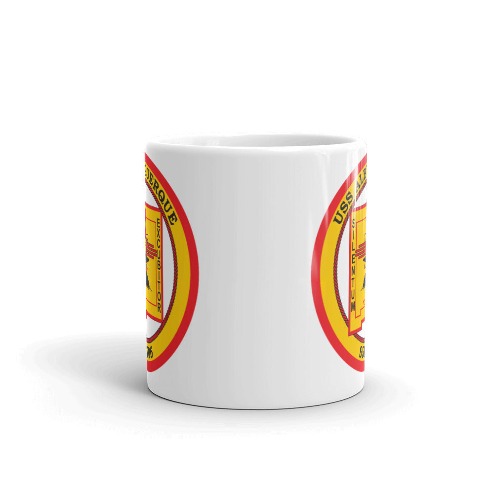 USS Albuquerque (SSN-706) Ship's Crest Mug