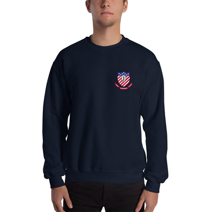 USS Ranger (CV-61) 1989 Cruise Sweatshirt - Map