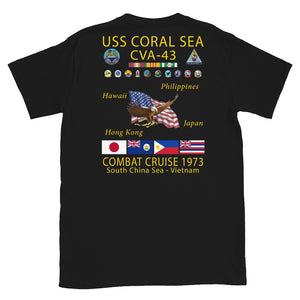 USS Coral Sea (CVA-43) 1973 Cruise Shirt