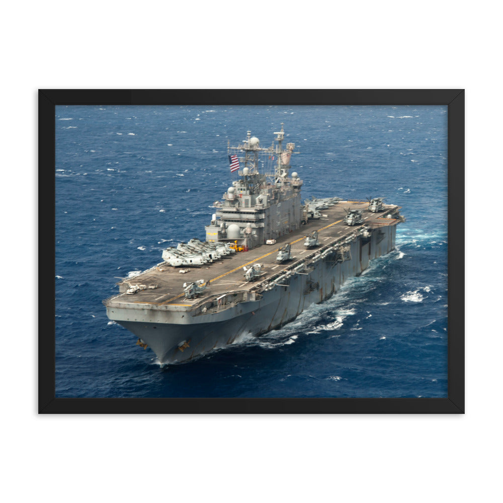 USS Peleliu (LHA-5) Framed Ship Photo