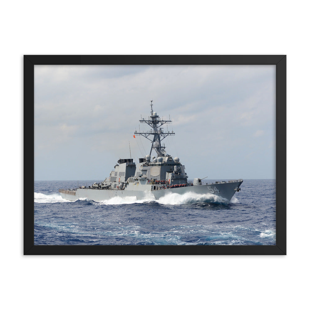 USS Decatur (DDG-73) Framed Ship Photo