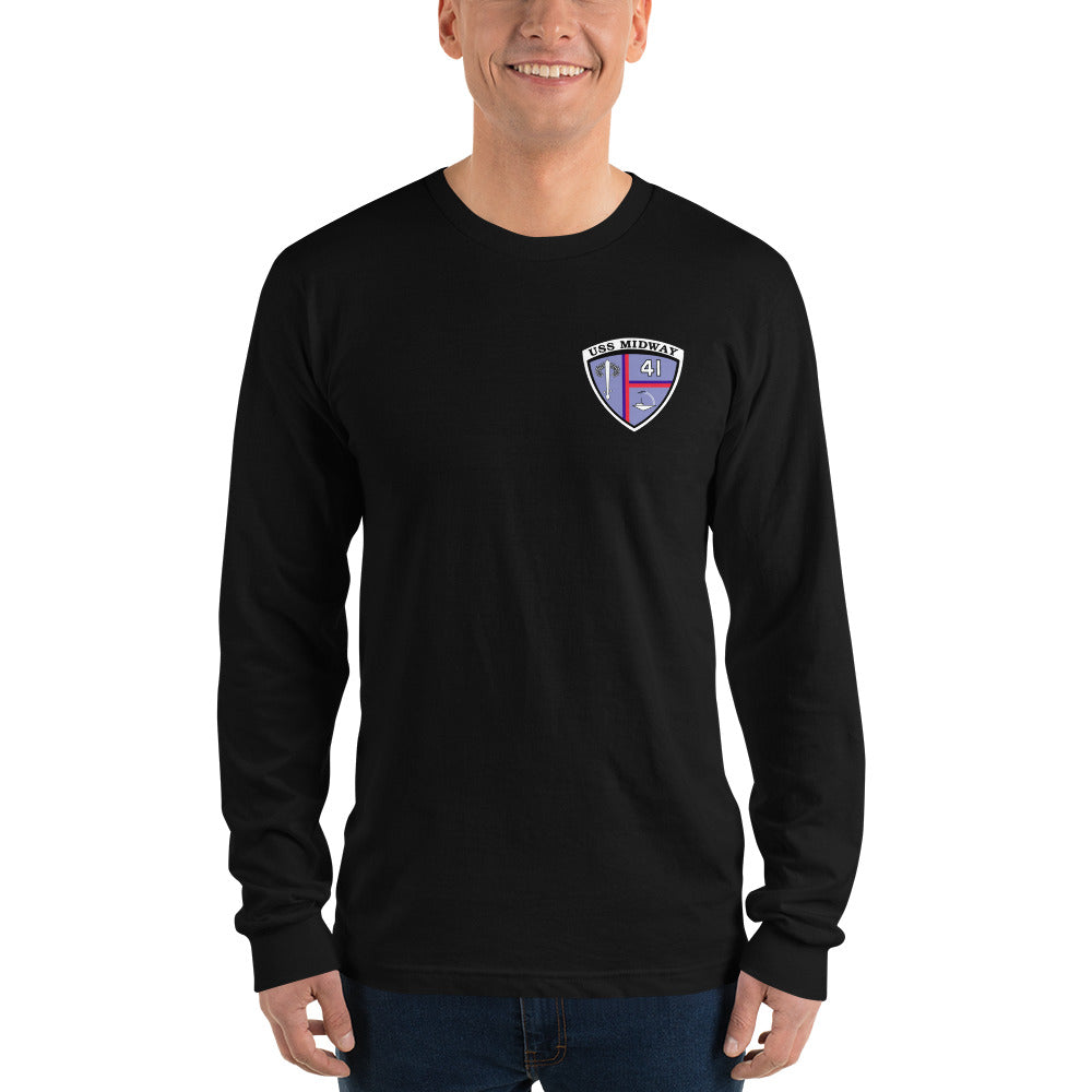 USS Midway (CV-41) 1977 Long Sleeve Cruise Shirt