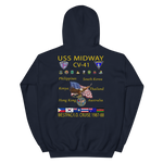USS Midway (CV-41) 1987-88 Cruise Hoodie