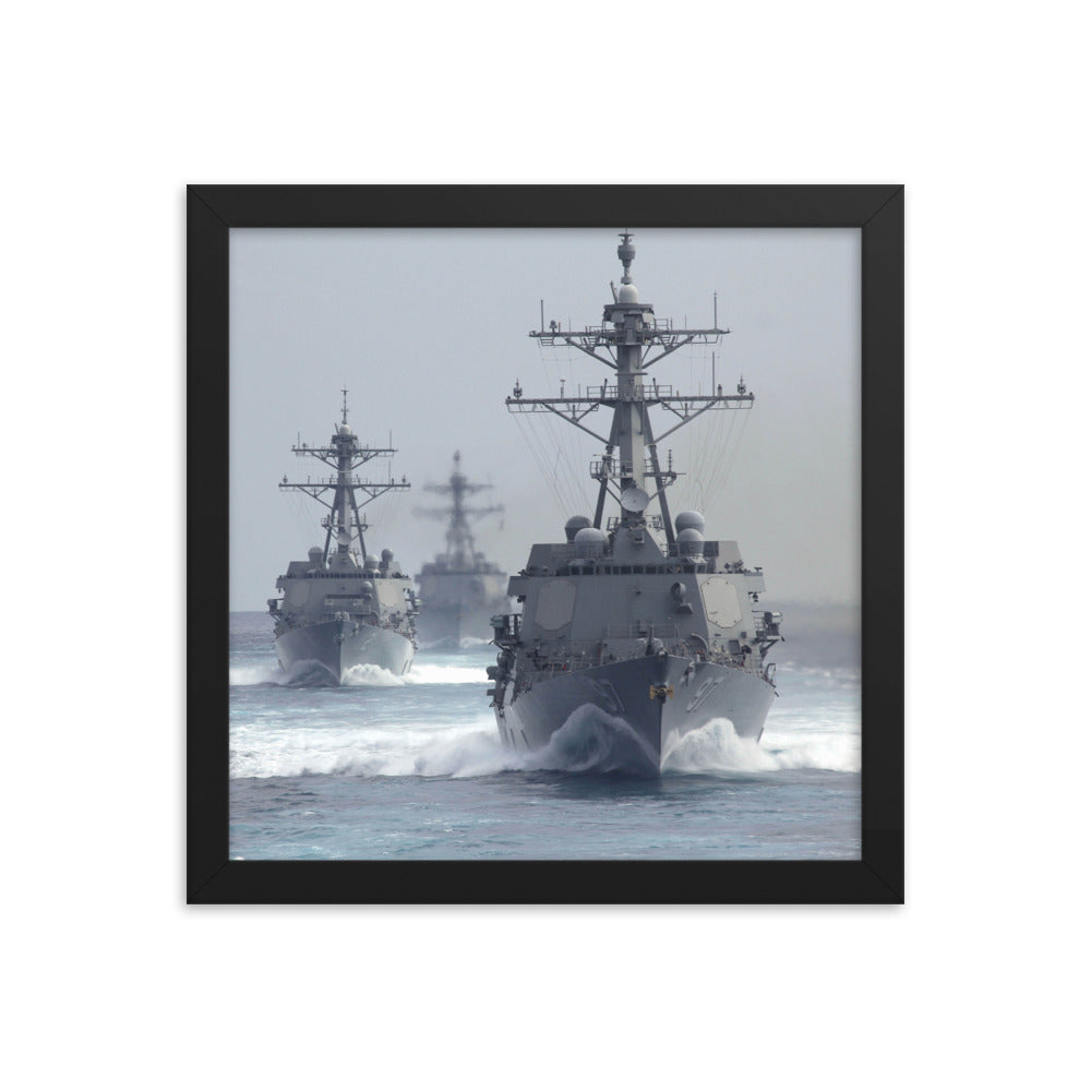 USS Halsey (DDG-97) Framed Ship Photo