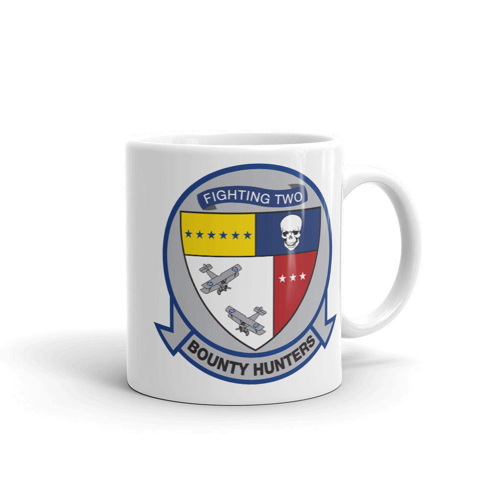 VF/VFA-2 Bounty Hunters Squadron Crest Mug